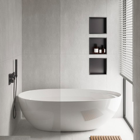 Quare si eliges inaedificata in Diver Niche pro moderno Bathroom tuum