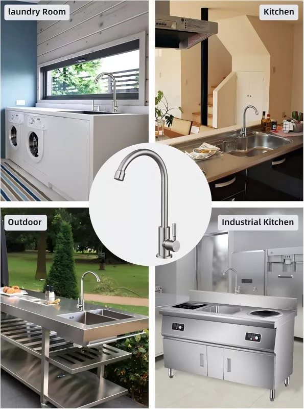 Single Cold Kitchen Faucet