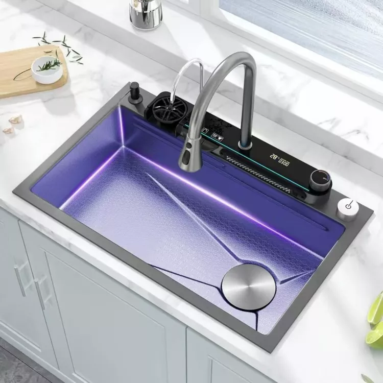 Stainless Steel Smart Digital Display Faucet